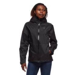Jas Black Diamond Women Treeline Rain Shell Black