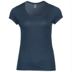 Ondershirt Odlo Women Crew Neck S/S Active F-Dry Light Blue Wing Teal