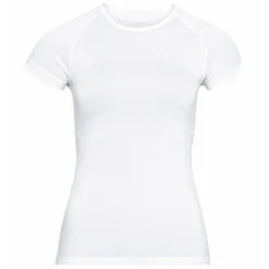 Ondershirt Odlo Women Crew Neck S/S Performance X-Light White