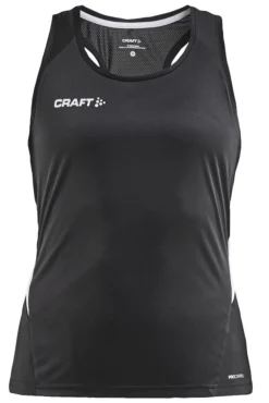 Tanktop Craft Women Pro Control Impact Singlet W Black White