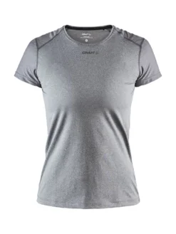 Sportshirt Craft Women ADV Essence SS Slim Tee W Dark Grey Melange