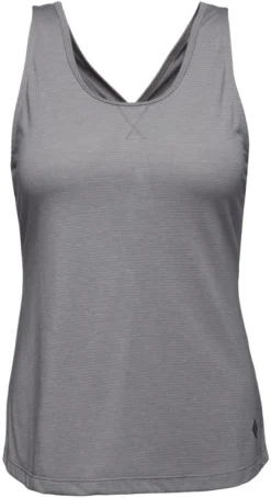 Tanktop Black Diamond Women Splitter Tank Pewter Stripe