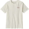T-Shirt Patagonia Unisex Coastal Abundance Organic Birch White