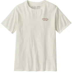 T-Shirt Patagonia Unisex Coastal Abundance Organic Birch White