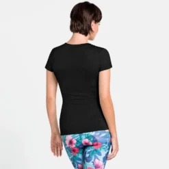 Ondershirt Odlo Women BL Top Crew Neck S/S Merino 130 Black -Odli Kleding Winkel 110641 15000 4