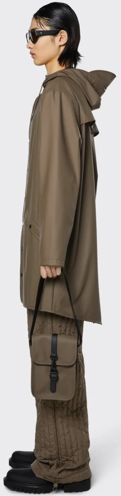 Regenjas Rains Unisex Long Jacket Wood -Odli Kleding Winkel 12020 wood men 2