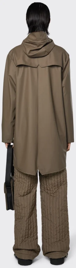 Regenjas Rains Unisex Long Jacket Wood -Odli Kleding Winkel 12020 wood men 3