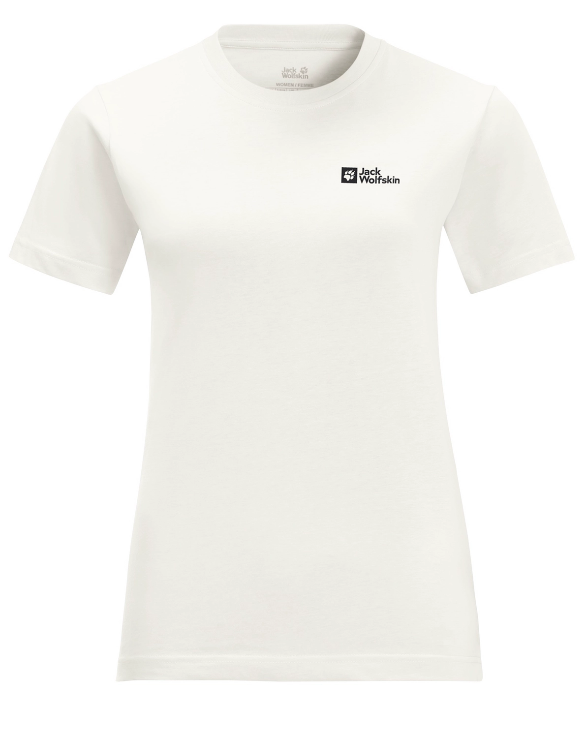 T-Shirt Jack Wolfskin Women Essential T White 1 T-Shirt Jack Wolfskin Women Essential T White