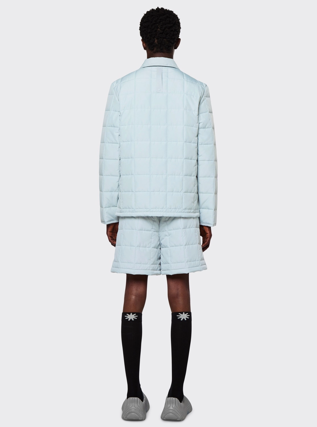 Jas Rains Unisex Liner Shirt Jacket Sky 4 Jas Rains Unisex Liner Shirt Jacket Sky - Afbeelding 4