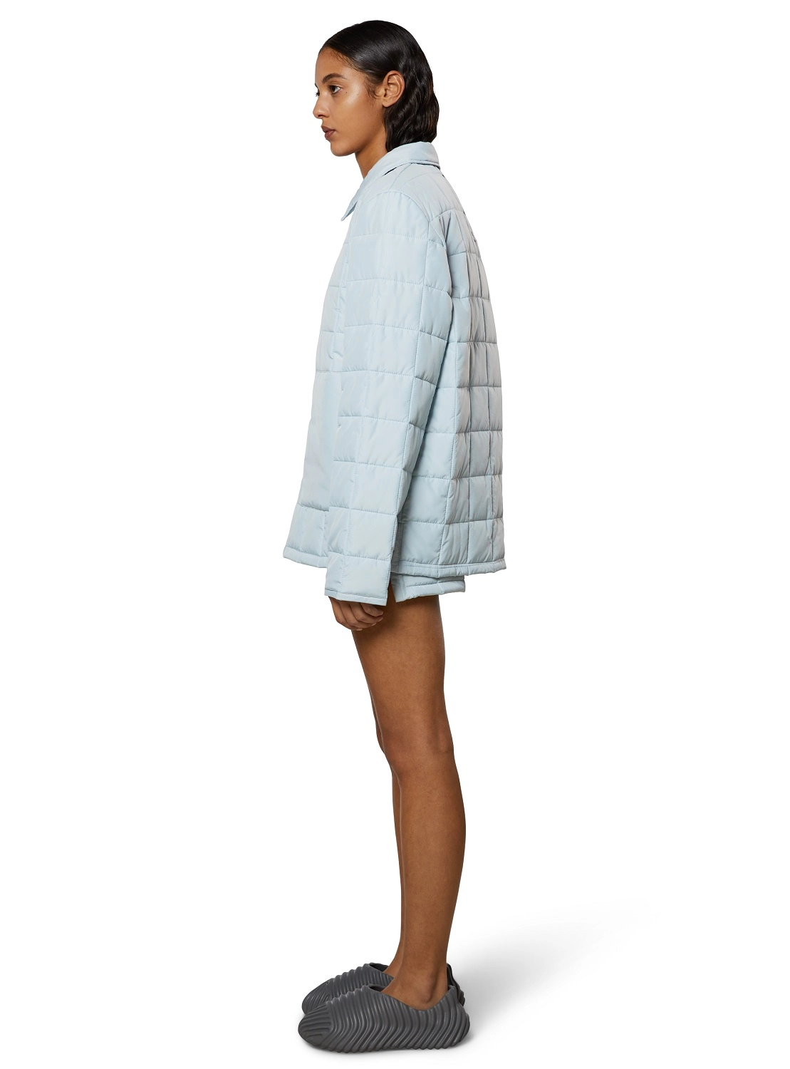 Jas Rains Unisex Liner Shirt Jacket Sky 7 Jas Rains Unisex Liner Shirt Jacket Sky - Afbeelding 7