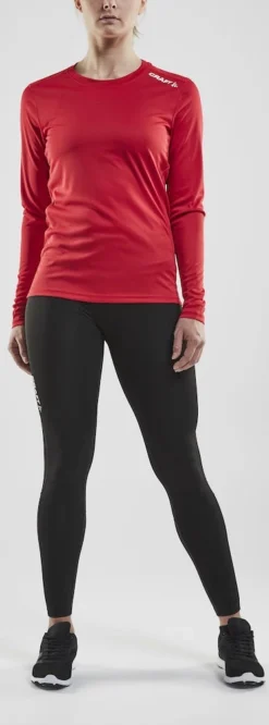 Longsleeve Craft Women Rush LS Tee Bright Red 7 Longsleeve Craft Women Rush LS Tee Bright Red -Odli Kleding Winkel 1907365 430000 RUSH20LS20TEE C6
