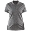 Polo Craft Women Core Unify Polo Shirt Dark Grey Melange