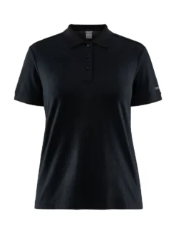 Polo Craft Women Core Blend Polo Shirt Black