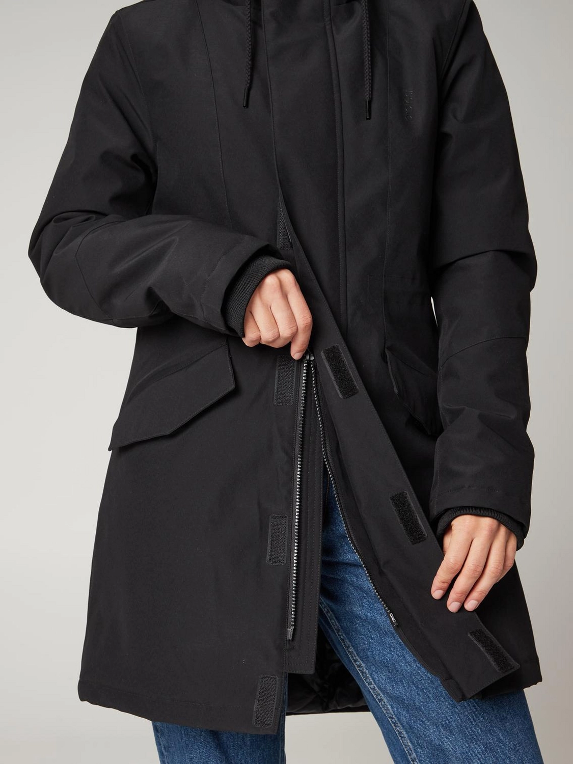 Jas Protest Women Laniakea True Black 2 Jas Protest Women Laniakea True Black - Afbeelding 2