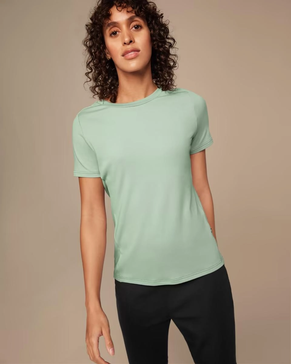 Hardloopshirt On Running Women Focus Moss 2 Hardloopshirt On Running Women Focus Moss - Afbeelding 2