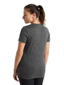 T-Shirt Icebreaker Women Tech Lite II SS Tee Gritstone Heather -Odli Kleding Winkel 3 0A59J9004 2