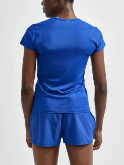 Sportshirt Craft Women ADV Essence SS Slim Tee W Burst -Odli Kleding Winkel 3 1908767 360000 ADV20Essence20SS20Slim20Tee Closeup2