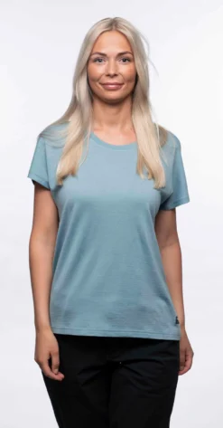 T-Shirt Bergans Women Urban Wool Tee Smoke Blue -Odli Kleding Winkel 3 1 5