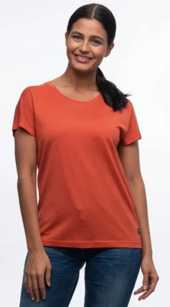 T-Shirt Bergans Women Urban Wool Tee Brick -Odli Kleding Winkel 3 2 11