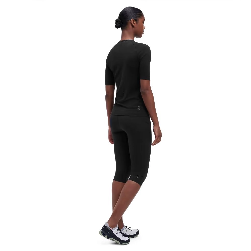 T-Shirt On Running Women Merino Black 3 T-Shirt On Running Women Merino Black - Afbeelding 3