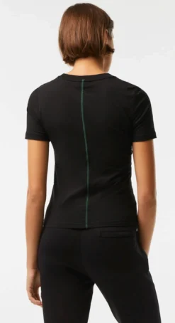 T-Shirt Lacoste Women TF1266 Black 6 T-Shirt Lacoste Women TF1266 Black -Odli Kleding Winkel 3 tf126603122
