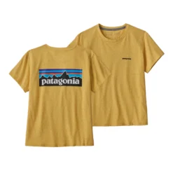 T-Shirt Patagonia Women P6 Logo Responsibili Tee Surfboard Yellow -Odli Kleding Winkel 3 wbs23 37567 suye