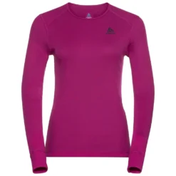 Ondershirt Odlo Women Active Warm Eco LS Festival Fuchsia