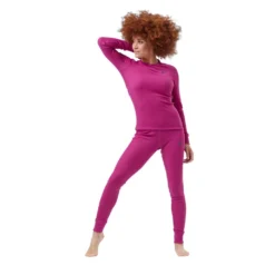 Ondershirt Odlo Women Active Warm Eco LS Festival Fuchsia -Odli Kleding Winkel 3304 1