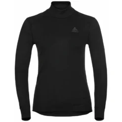 Ondershirt Odlo Women BL Top Turtle Neck LS Active Warm Eco Black