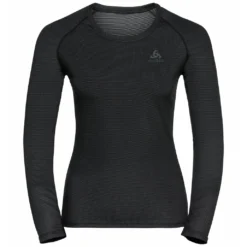 Ondershirt Odlo Women BL Top Crew Neck LS Active F-Dry Light Black