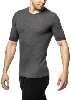 T-shirt Woolpower Unisex Tee 200 Grey -Odli Kleding Winkel 4 03062015 03062015 DSC0027 6