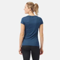 Ondershirt Odlo Women Crew Neck S/S Active F-Dry Light Blue Wing Teal -Odli Kleding Winkel 4 141161 20592 2