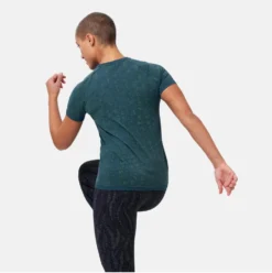 Ondershirt Odlo Women Crew Neck S/S Blackcomb Light Blue Wing Teal Space Dye -Odli Kleding Winkel 4 188671 20875 2