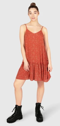 Jurk Brunotti Women Nami-AO Terra Cotta -Odli Kleding Winkel 4 2212150483 2554 1 2048x2028129