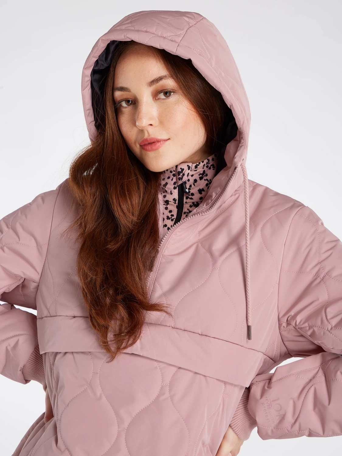 Jas Protest Women Peonies Anorak Mauvepink 4 Jas Protest Women Peonies Anorak Mauvepink - Afbeelding 4