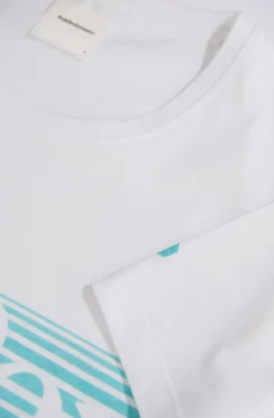 T-Shirt Peak Performance Women Explore Tee Stripe PR White -Odli Kleding Winkel 4 G53215071 089 detail1