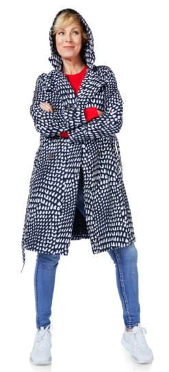 Regenjas Happy Rainy Days Geneve Graphic Midnight -Odli Kleding Winkel 4 geneve graphic midnight wit 3 scaled 1