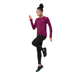 Sportshirt Odlo Women LS Crew Neck Essential Seamless Festival Fuchsia Melange -Odli Kleding Winkel 4 q467000