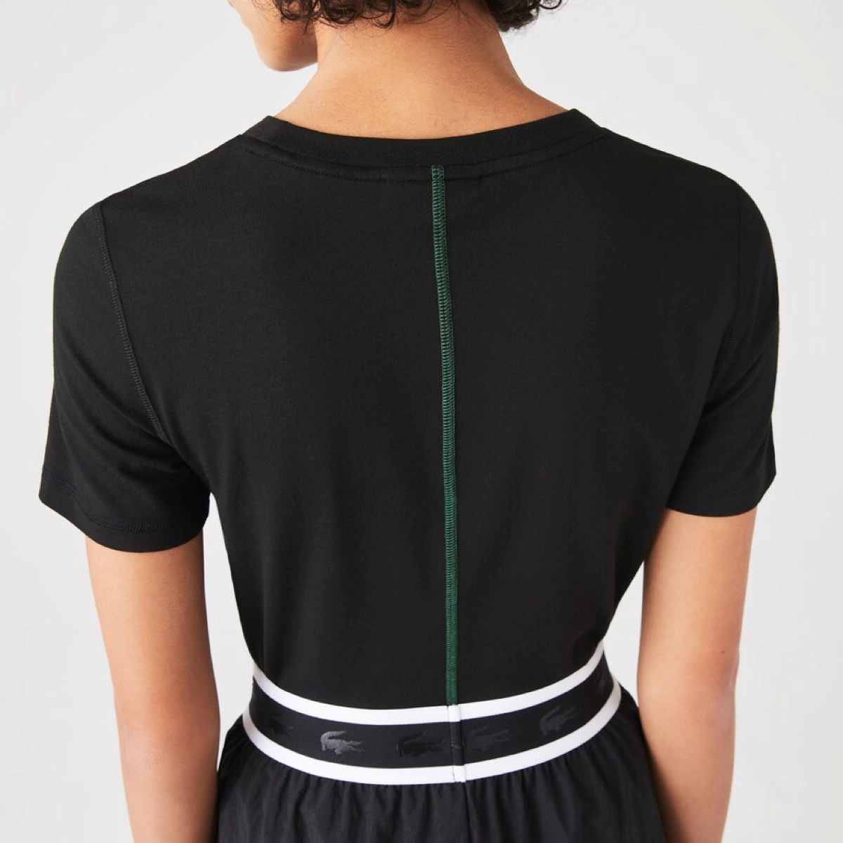 T-Shirt Lacoste Women TF1266 Black 4 T-Shirt Lacoste Women TF1266 Black - Afbeelding 4