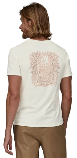 T-Shirt Patagonia Unisex Coastal Abundance Organic Birch White -Odli Kleding Winkel 4 wbs23 37687 bcw cs2