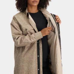 Jas AGU Women Oversized Rain Shirt Urban Outdoor Lead Gray -Odli Kleding Winkel 43400000 007 prod 15