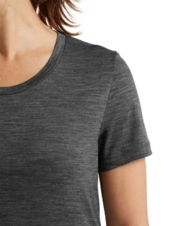 T-Shirt Icebreaker Women Tech Lite II SS Tee Gritstone Heather -Odli Kleding Winkel 5 0A59J9004 4