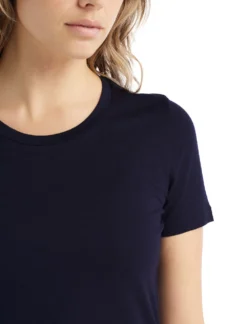 T-Shirt Icebreaker Women Tech Lite II SS Tee Midnight Navy -Odli Kleding Winkel 5 0A59J9401 4