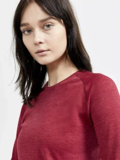 Ondershirt Craft Women Core Dry Active Comfort LS Rhubarb -Odli Kleding Winkel 5 1911168 488000 CORE20Dry20Active20Comfort20LS20W Closeup4