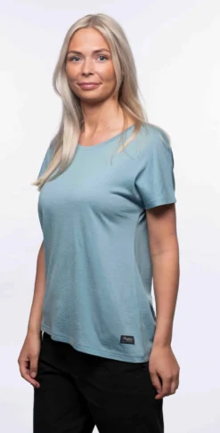 T-Shirt Bergans Women Urban Wool Tee Smoke Blue -Odli Kleding Winkel 5 3 5