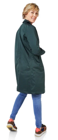 Regenjas Happy Rainy Days Bilbao Dark Green -Odli Kleding Winkel 5 bilbao donkergroen back scaled 1