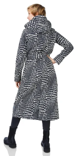 Regenjas Happy Rainy Days Montreal Zwart -Odli Kleding Winkel 5 montreal graphich zwart beige back scaled 1