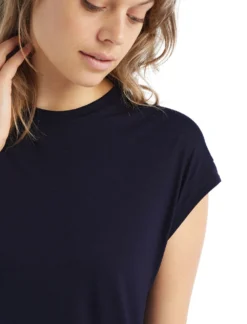 Tanktop Icebreaker Women Drayden Sleeveless Top Midnight Navy -Odli Kleding Winkel 6 0A56ER401 5
