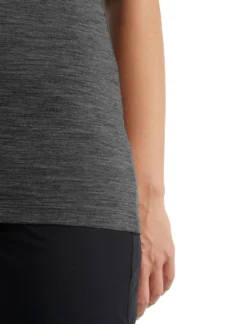 T-Shirt Icebreaker Women Tech Lite II SS Tee Gritstone Heather -Odli Kleding Winkel 6 0A59J9004 5