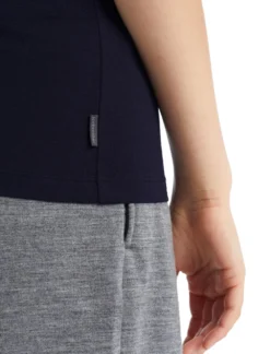 T-Shirt Icebreaker Women Tech Lite II SS Tee Midnight Navy -Odli Kleding Winkel 6 0A59J9401 5
